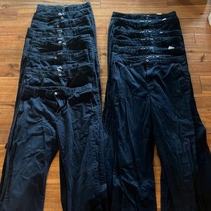 Lot of 8 Navy Pants